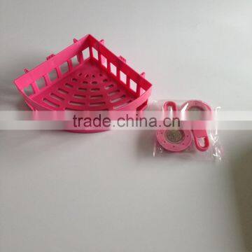 Plastic ABS Suction Cup Triangular Storage Shelf photo-6