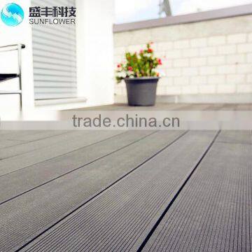 140mm*25mm 146*25mm Wpc Decking for Outdoor UV Resistant Waterproof Wood Plastic Composite Decking photo-3