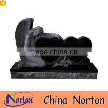 Cheap chinese granite heart shaped cemetery headstone NTGT-446A