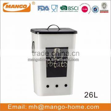 Chalkboard Printing Metal with Covering Storage Bin