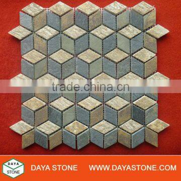 Diamond stone mosaic art building material