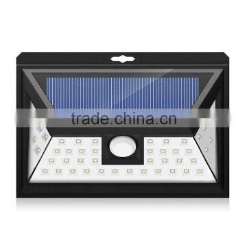 44 LED Solar Security light With 5 LEDs Both Side, 120 Degree Wide Angle Motion , Outdoor Waterproof led solar garden light