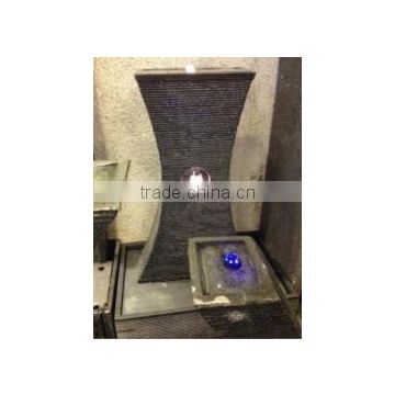 led granite stone fountain restaurant garden stone aquarium