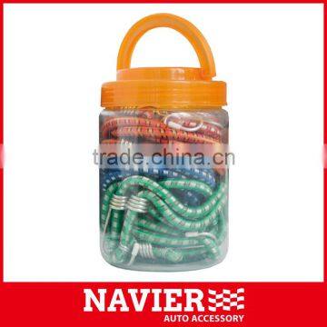 RTD-124 24pcs bungee strap set 4 sizes luggage bungee cord with plastic bucket