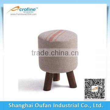 Oufan Natural Handmade Wooden Stool for Living Room