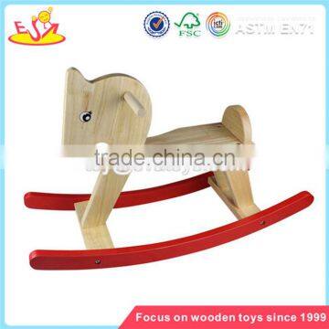 wholesale delicate wooden rocking horse lovely baby wooden cheap rocking horse W16D024