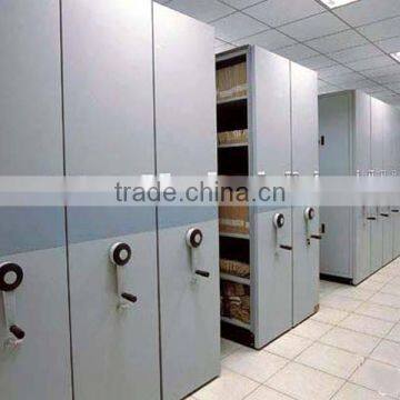 Custom metal movable shelves furniture files cabinet,office dense frame