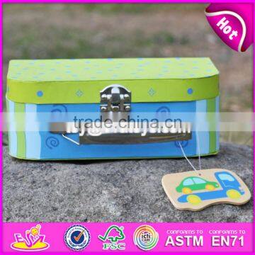 2017 New Design Lovely Wooden Kids Toy Storage W08C172 photo-4