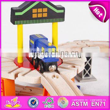 2017 Top Fashion Funny Children Activity Toys Wooden Train Tracks Toys W04C066 photo-6