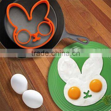 Bunny Fried Egg Mold/pancake Ring/multi Shapes Silicone Egg Shaper Mold photo-6