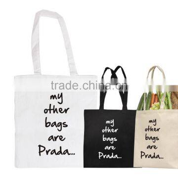 Wholesale Natural Cotton Shopping Bag/cotton Road Bag/organic Cotton Tote Bag photo-3