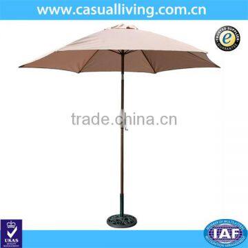 Wholesale deluxe outdoor beach patio large sun umbrella parasol patio umbrella