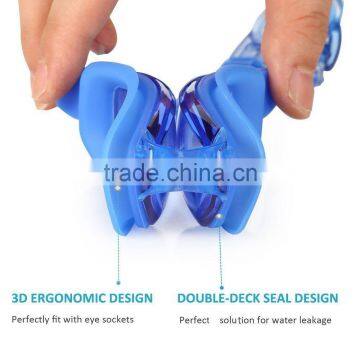 Swimming Goggles for Adult Men Women Youth Kids Child, Triathlon Equipment With Mirrored & Clear Anti-Fog Waterproof UV 400 P photo-4