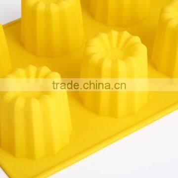 CBU26 FDA LGFG 8 Connected Silicone Funny Cake Mold photo-5