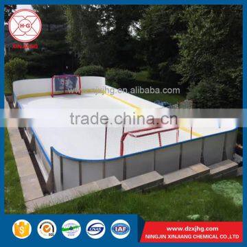 HDPE dasher board for backyard arena system