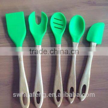 New bambu kitchen utensils with silicone