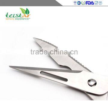 MARX Super Combo Multi Purpose 5 Blade Herb Scissors + Heavy Duty Multifunction Kitchen Shears Set for Chicken,Poultry,Fish,Meat photo-4