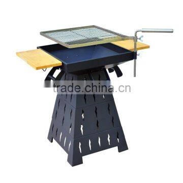 outdoor rotating bbq grill / Multifunctional BBQ grill /BBQ grill and fire pit