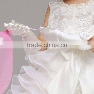 2015 Vintage Fairy Princess Gloves Girl Occasion Wear Kids Children Cosplay Gloves For Party Performance Flower Girl Gloves photo-3