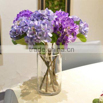 hot selling artificial flower silk hydrangea for home decoration