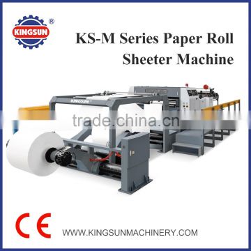 KS-M Series Servo Control High Speed Double Rotary Knife Paper Roll to Sheet Cutting Machine