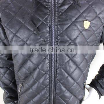 HOT Men Black Fashion XXX Leather Jacket photo-3