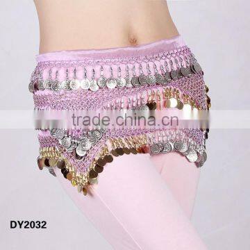 Affordable crochet paillettes belly dancing hip scarf belly dance hip belt with sequins