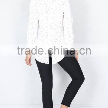 Printed Design Free Feel Women Tops Long Sleeve Saree Blouse Patterns photo-4