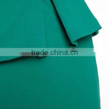 Plain/simple Pencil Women Short Skirts With Exposed Back Zip photo-5