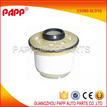 circular 23390-0L010 toyota hilux fuel filter made of quality filter paper