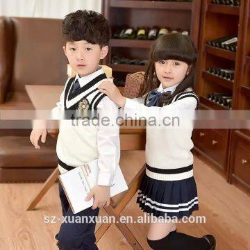 Custom European Style High Quality Primary School Uniform for Girls and Boys photo-2