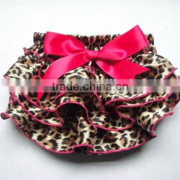 Lovely Baby Ruffle Bloomer Satin Baby Diaper Cover For Infants Shorts Wholesale Baby Bloomer Toddler Girls photo-6