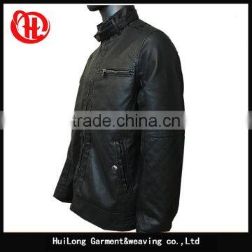 Custom Jacket Factory Winter Mens Washed pu Leather Jackets