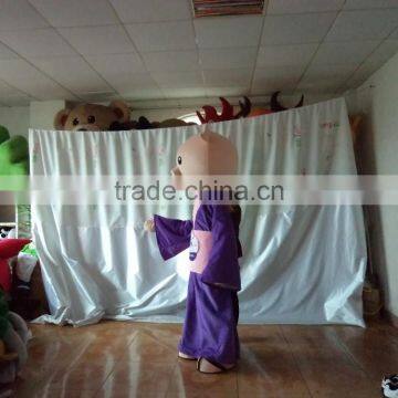 Advertising Adult Wearing Polyfoam Cute Kimono Suit Pig Mascot Costume photo-2