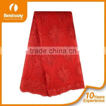 Bestwaytex Cheap Elegant Nigeria Party French Lace Fabrics Net Lace Wholesale FL0028
