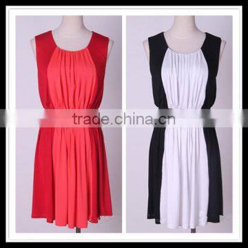 100 cotton western leisure wholesale casual dresses