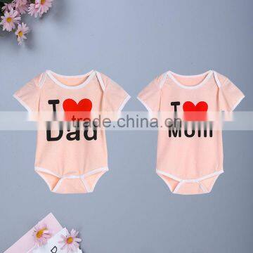 2017 new arrival wholesale fashion infant Newborn jumpsuit baby clothes 100% cotton kid Clothing solid color baby romper