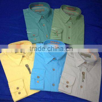 COTTON POPLIN MENS SHIRT