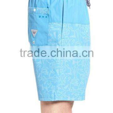 MGOO Wholesale Silk Printing Gym Sports Shorts Quick Dry Mens Drawstring Short Pants photo-4