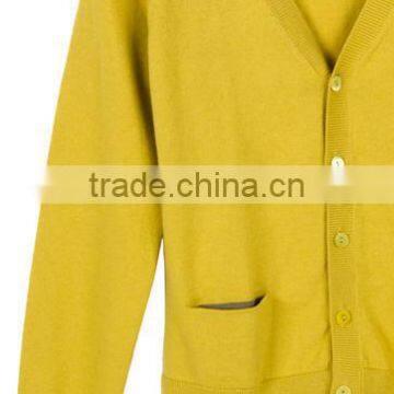 Kids Casual Long Sleeves Cashmere Boy's V Neck Cardigan Sweater photo-3