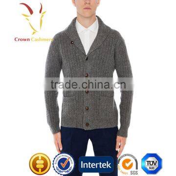 Custom Blend Cashmere Cardigan Sweater for Men photo-4