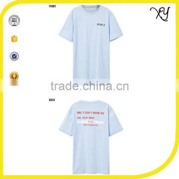 Custom Longline t Shirt Printing Women t Shirt Manufacturer Bangladesh