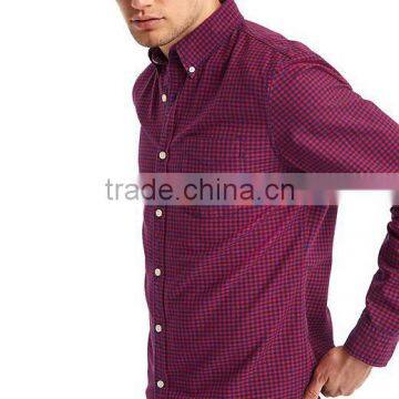 Custom Autumn Mens Dress Plaids Flannel 100% Cotton Shirts Wholesale photo-5