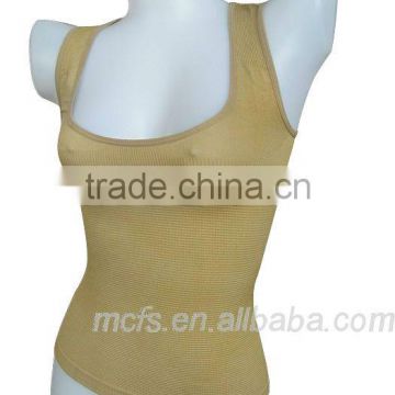 Hot sale nude camisoles seamless women underwear sexy cheap women's tank top