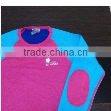 100% Superfine Merino Wool Knitted Fashion Boy T-shirt photo-2