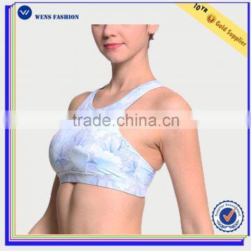 Factory Directly Custom Yoga Top Racerback Singlets Women Sport Crop Tops