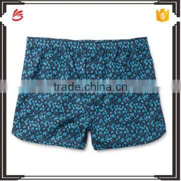 Fashion design printed mens swim brief printed swim shorts