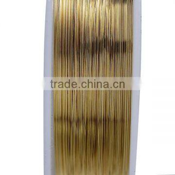 High Quality Round Gold Plated 0.2mm Copper Beading Wire Thread Cord photo-2