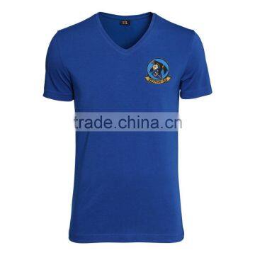 OEM Custom Logo Printed V-neck T-shirt