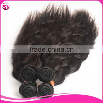 Full Cuticle One Donor Fast Delivery Unprocessed Black Long Human Hair Angels Hair Weave